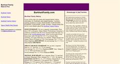 Desktop Screenshot of burkhartfamily.com