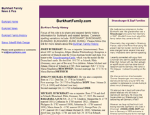 Tablet Screenshot of burkhartfamily.com